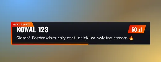 Styl alertu Pasek TV
