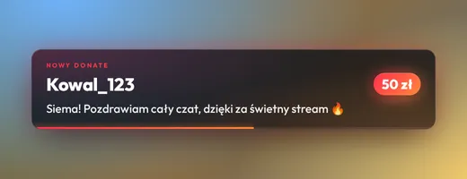 Styl alertu Szkło