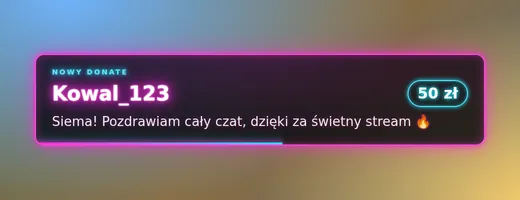 Styl alertu Neon